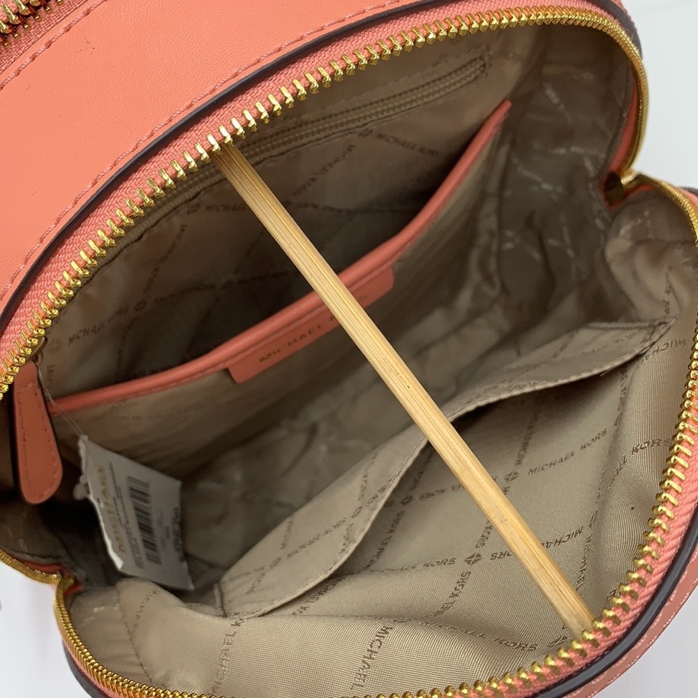 Michael Kors Jaycee Medium Zip Pocket Backpack Sherbert color - Picture 10 of 16
